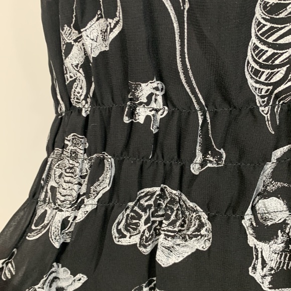Sourpuss Dresses Sourpuss Babydoll Skeleton Xray Dress Poshmark